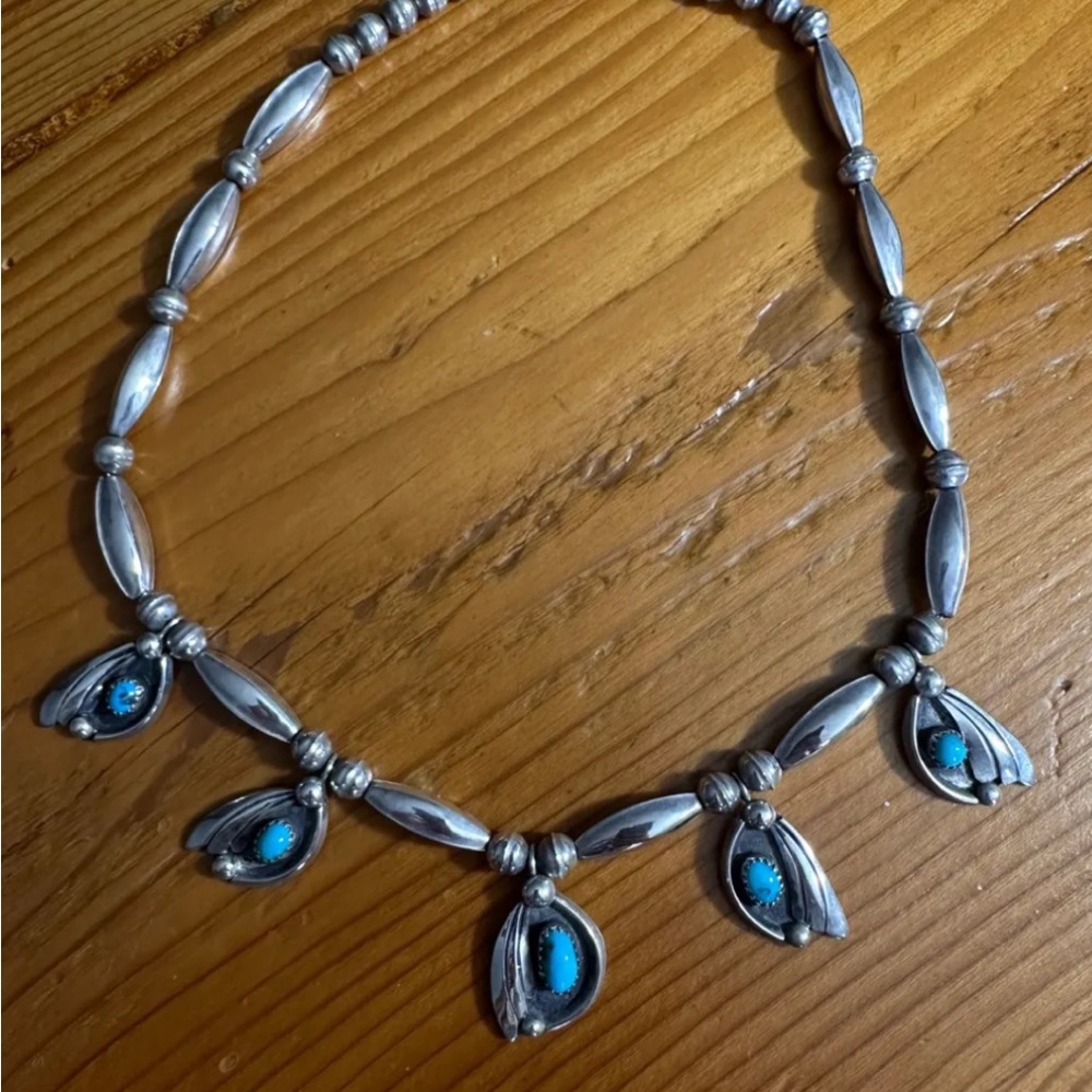 Vintage squash blossom Necklace